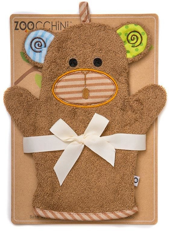 Zoocchini Gant de toilette marionnette Max le singe