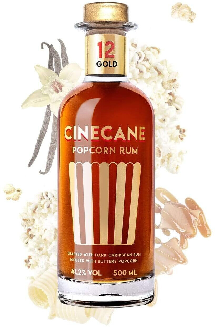 Tastillery Cinecane Gold Popcorn Infused Rum 0,5l 41,2%