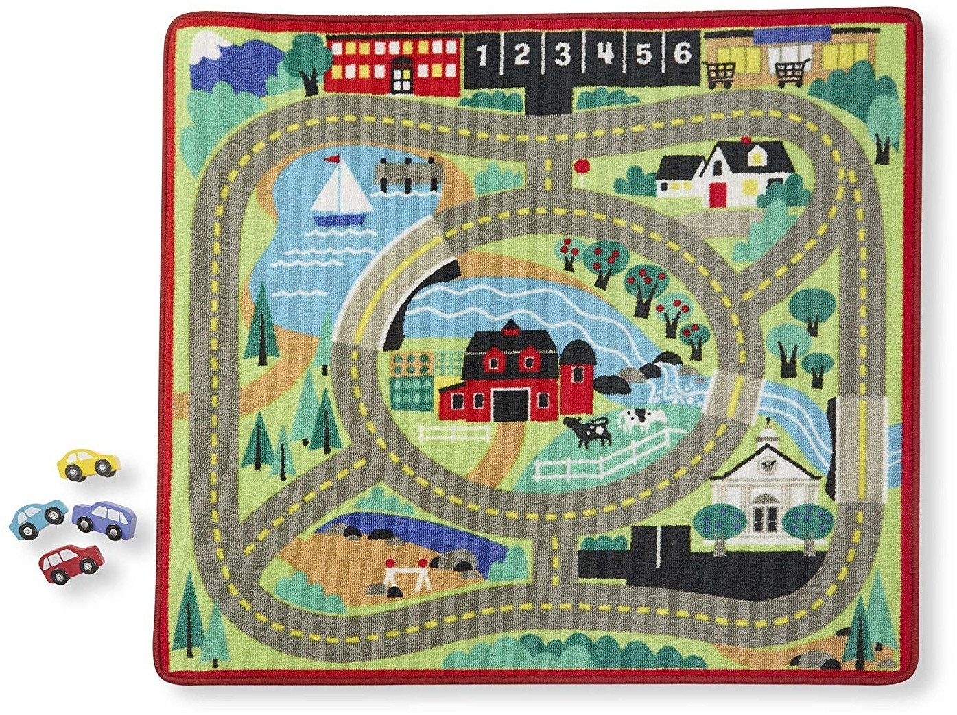 Melissa & Doug Tapis de routes urbaines