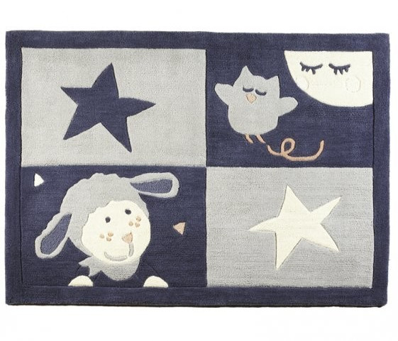 Sauthon Tapis tufté main 90 x 130 Merlin