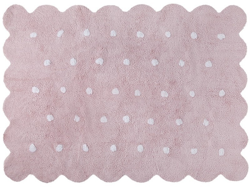 Lorena Canals Tapis lavable biscuit rose