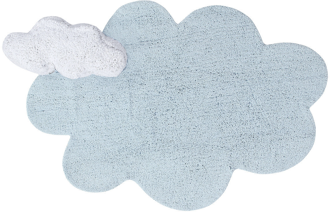 Lorena Canals Tapis lavable Puffy Dream bleu