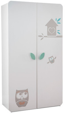 Demeyere Armoire 2 portes hiboux