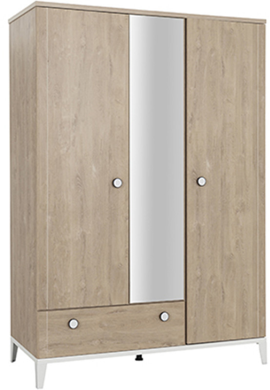 Galipette Armoire 3 portes 1 tiroir Marcel