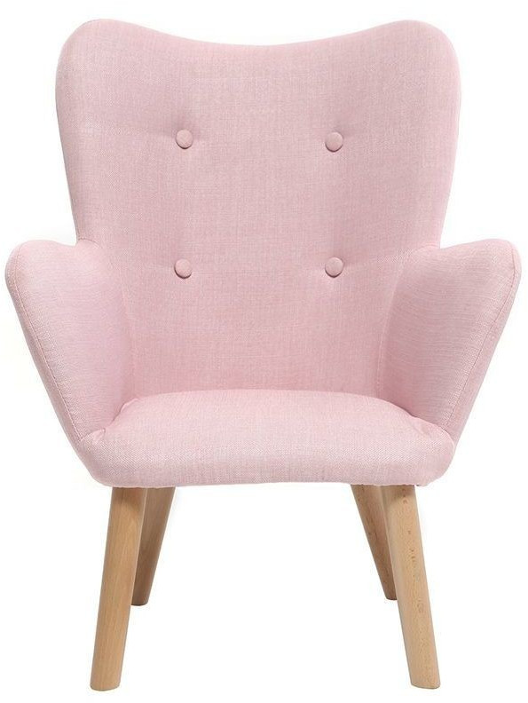 Miliboo Fauteuil enfant BABY BRISTOL rose