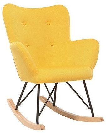 Miliboo Rocking chair BABY BRISTOL jaune