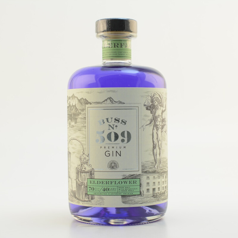 Buss N°509 Elderflower Belgium Flavor Gin 0,7l 40%