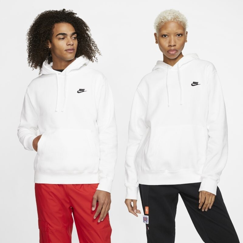 Nike Club Fleece Hoodie white white black BV2654 100 ab 40 95 Dezember 2024 Preise Preisvergleich bei idealo