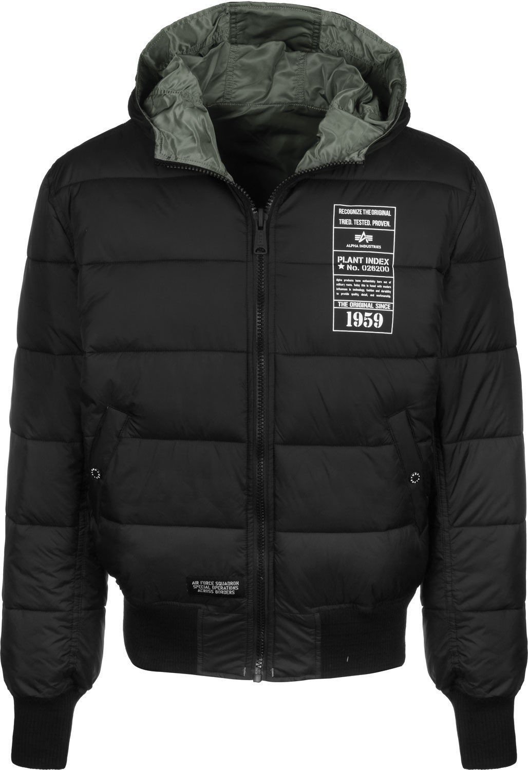 Alpha Industries Hooded Puffer FD Rev. (198117-432)
