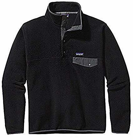 Image of Patagonia Men's Synchilla Snap-T Fleece Pullover black/forge grey (25450-BFO)