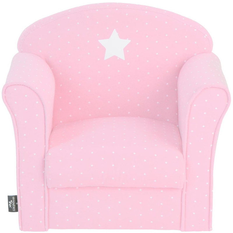 Atmosphera Fauteuil pour enfant étoiles rose