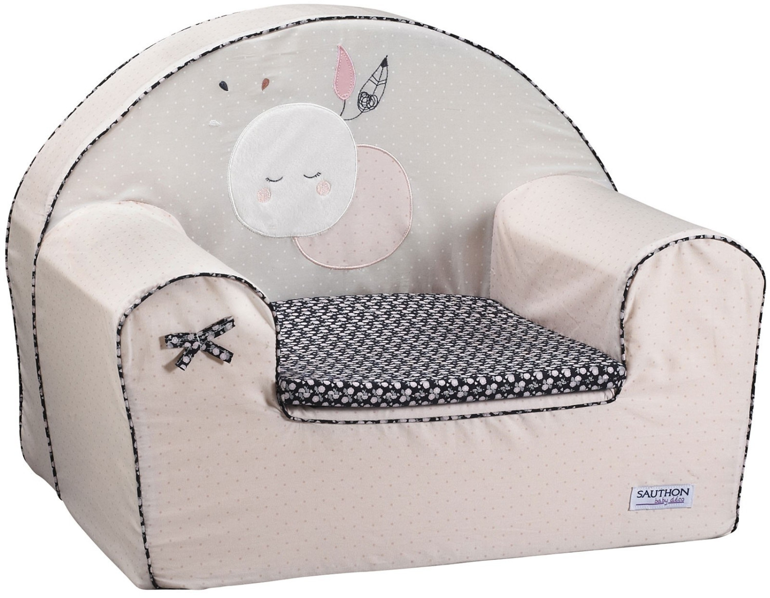 Sauthon Fauteuil Club Miss Fleur de lune