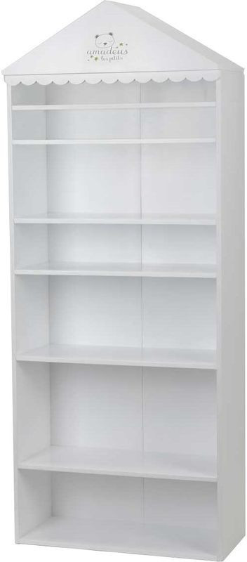 Amadeus Bibliothèque blanche pour chambre enfant (113279)