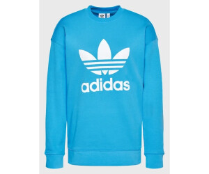 Adidas originals women's oversized trefoil crewneck sweatshirt discount