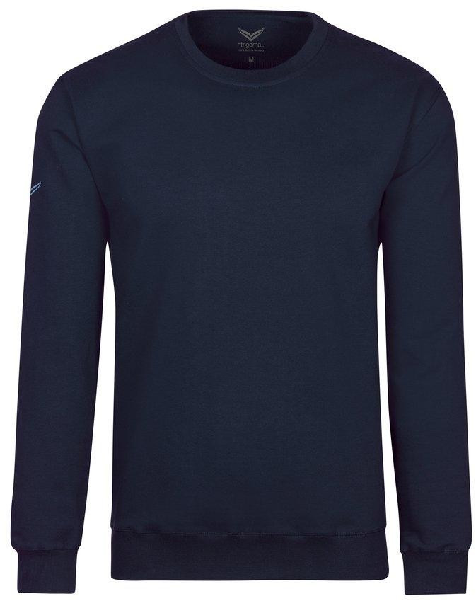 Trigema Sweatshirt Organic Cotton C2C (679501) navy