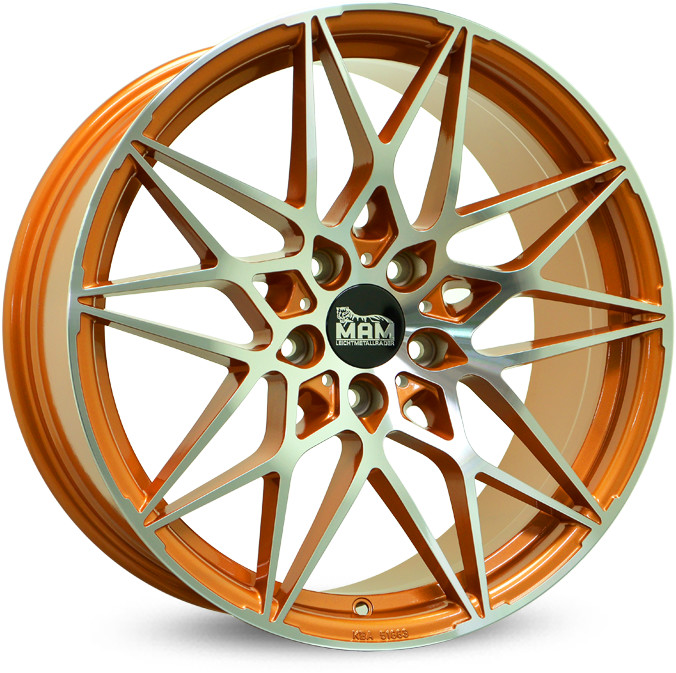 Mam B2 (8X18) acid orange front polish