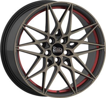MAM B2 (8.5x19) matt black bronze