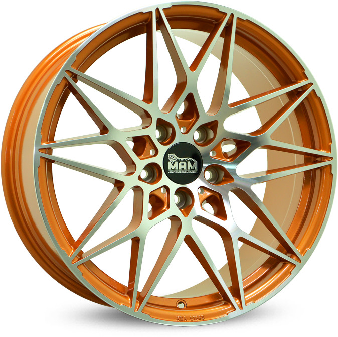 Mam B2 (8.5X20) acid orange front polish
