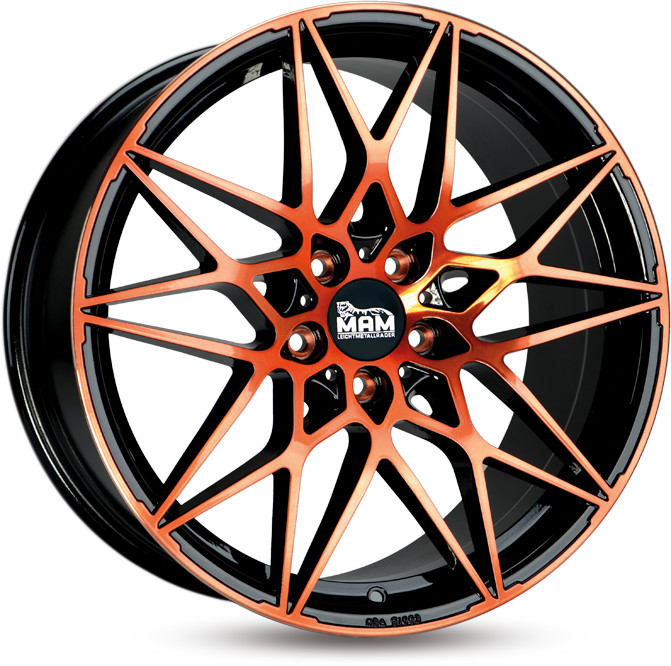 Mam B2 (8X18) blak front orange