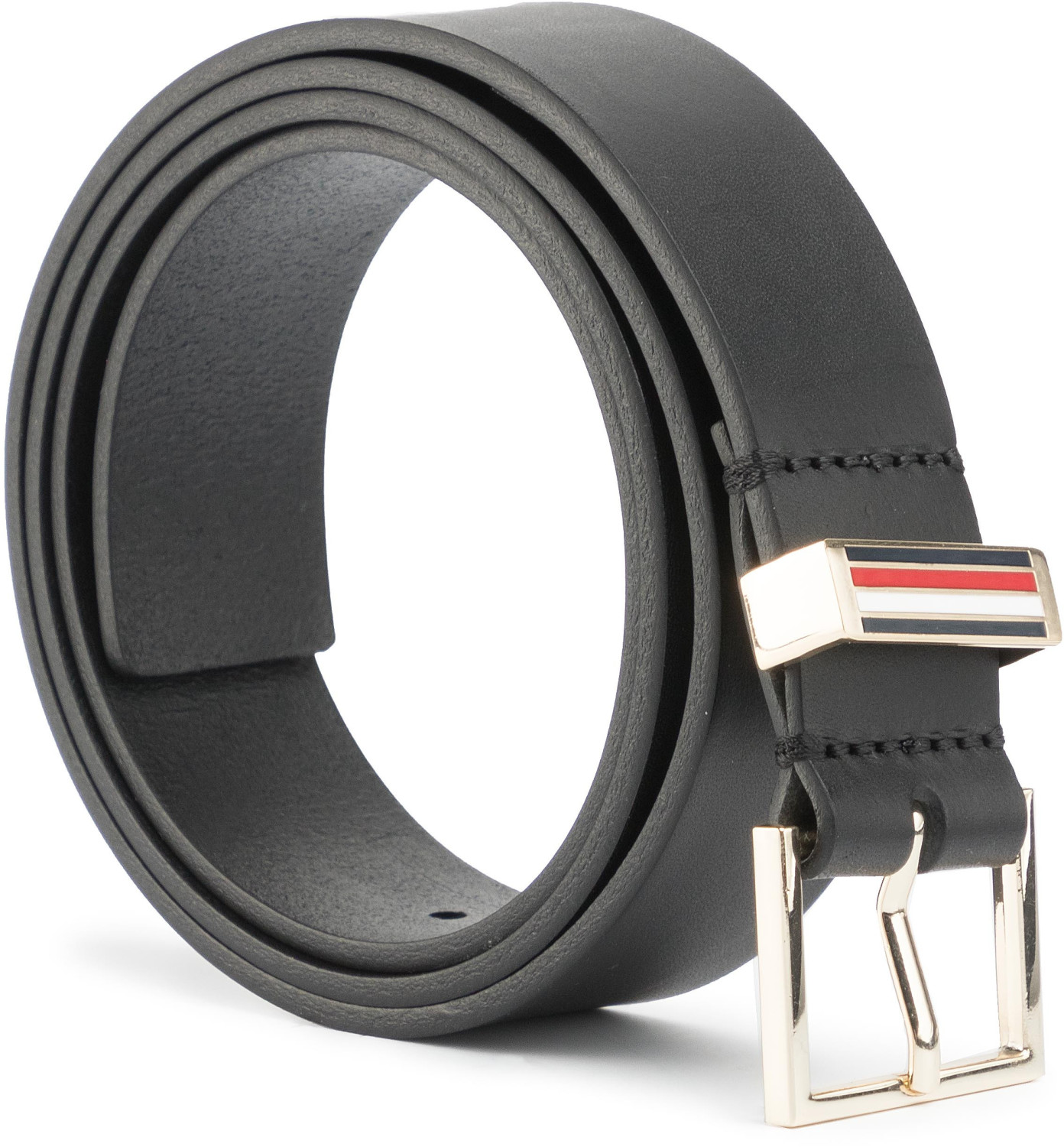 Tommy Hilfiger Square Buckle Leather Belt black (AW0AW07659)