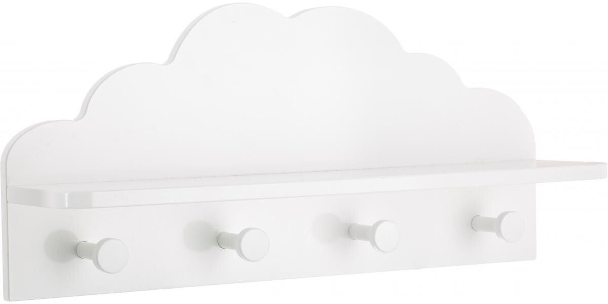 Atmosphera Patère étagère nuage blanc