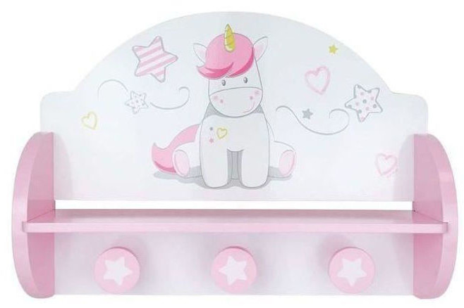 Fun House Étagère portemanteau licorne
