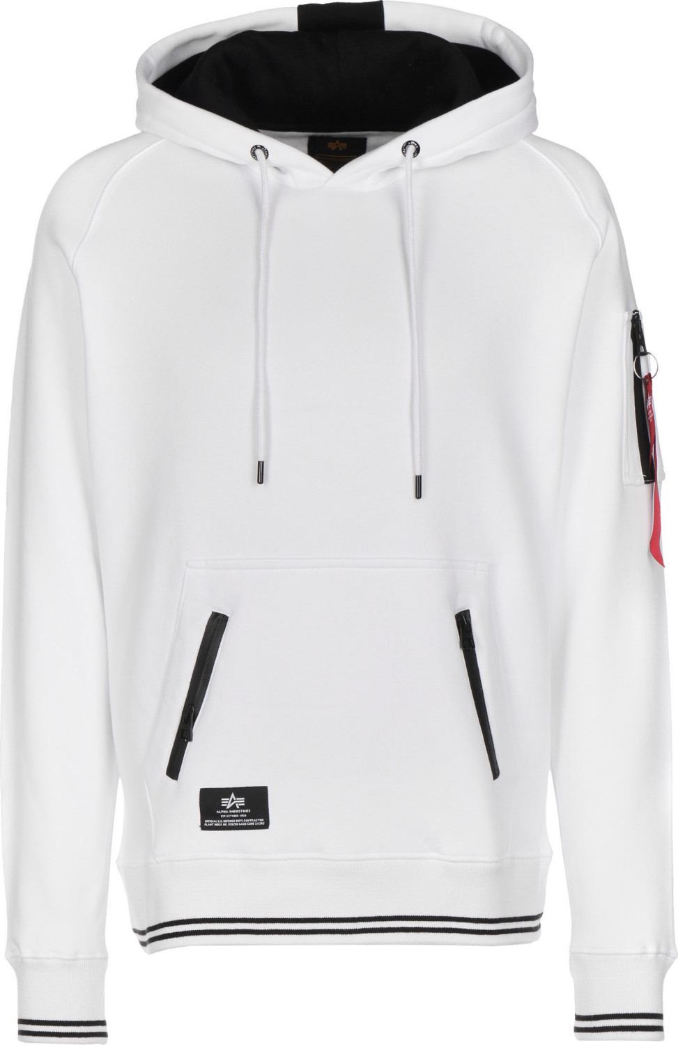 Alpha Industries Defense Hoodie white (198355)