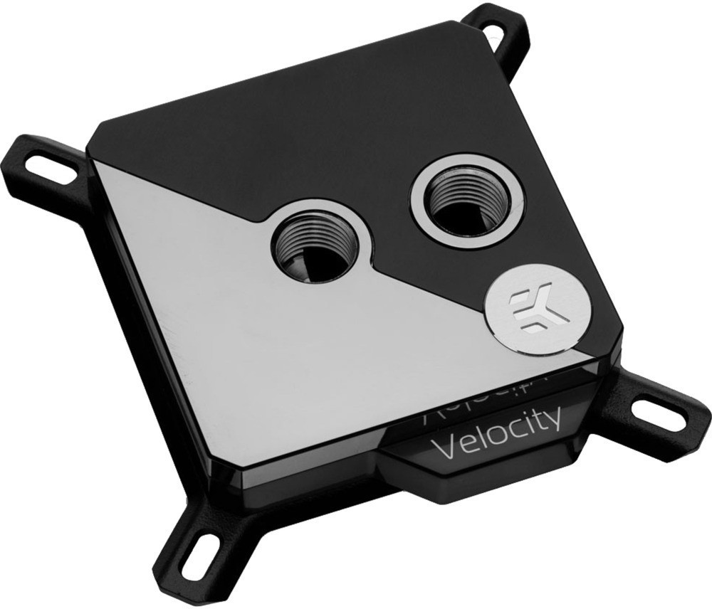 EK Water Blocks EK-Velocity Strike RGB - Black Nickel + Black