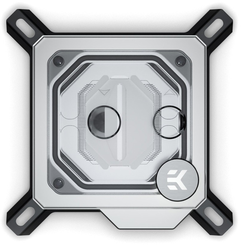 EK Water Blocks EK-Velocity D-RGB - Nickel + Plexi