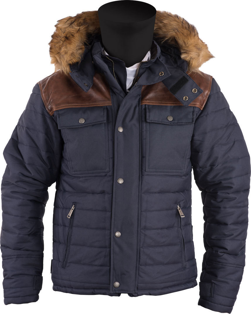 Helston's Veste Stuff bleu/marron