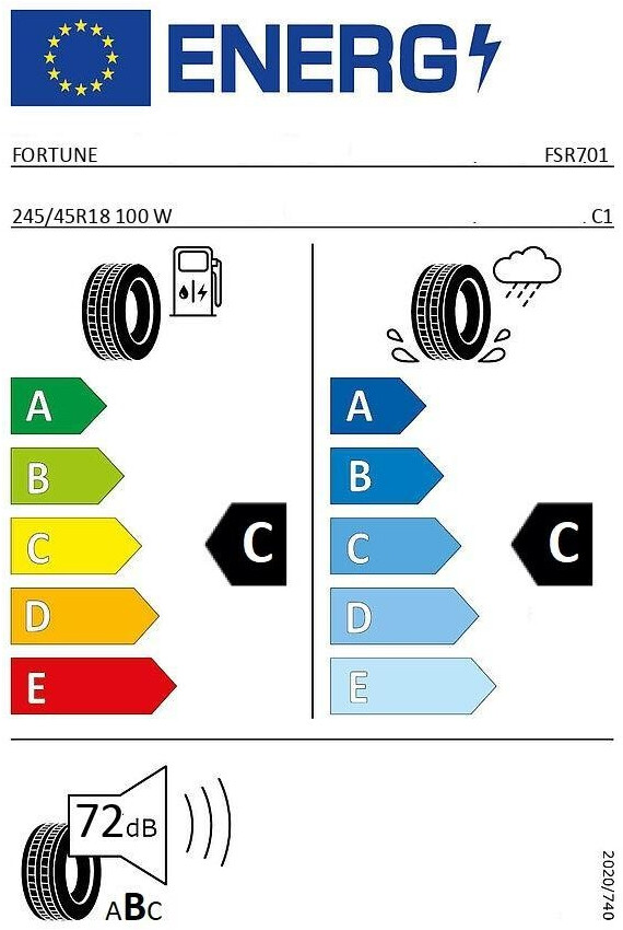 Fortune FSR701 245/45 R18 100W