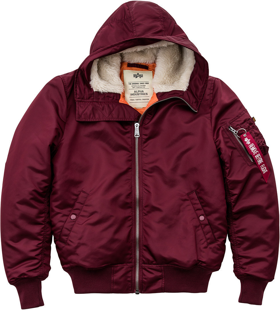 Alpha Industries MA-1 Hooded burgundy (158104-184)