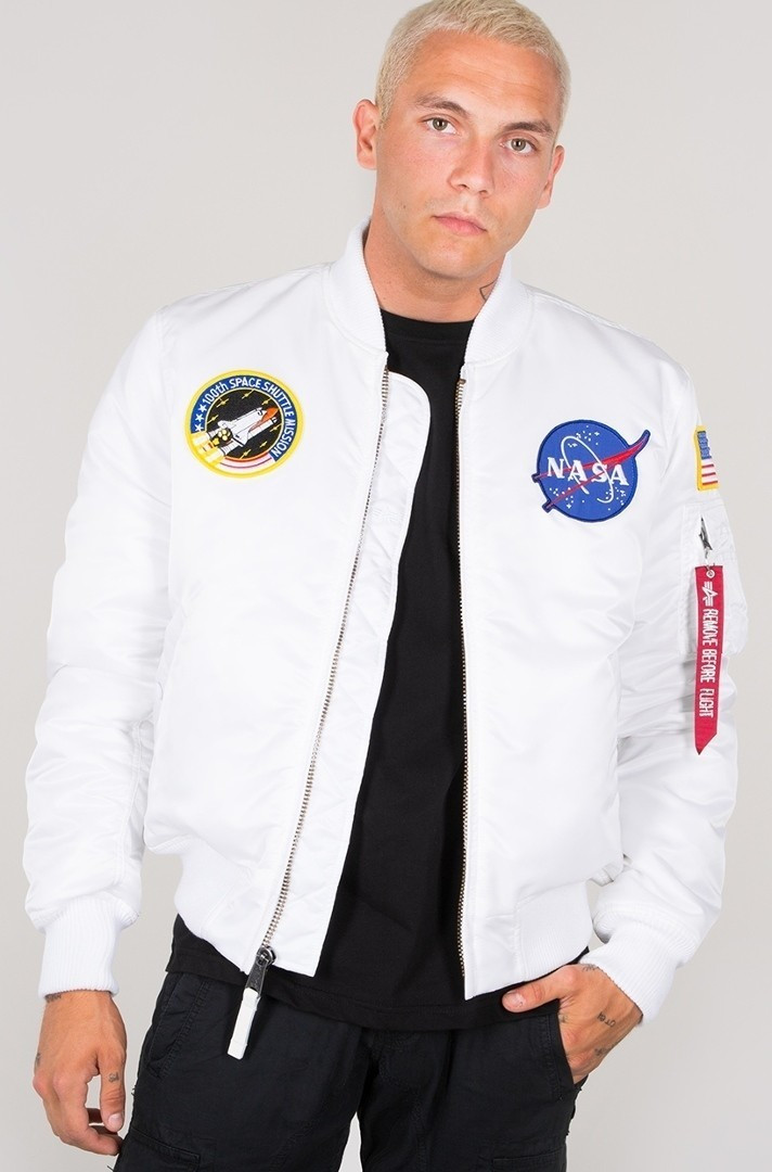 Alpha industries clearance nasa white
