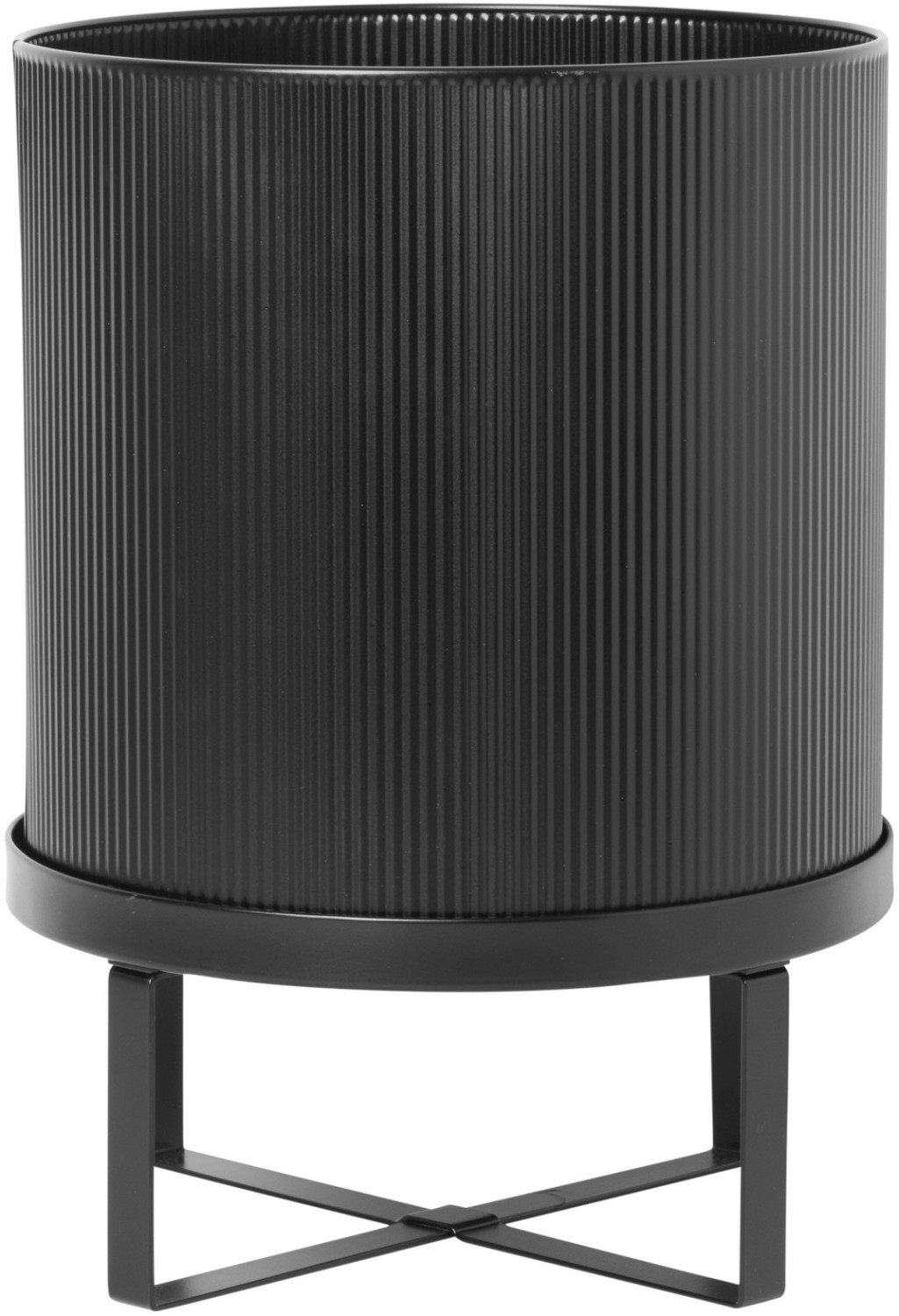 Ferm Living Bau Flowerpot Ø28cm x 38cm Black