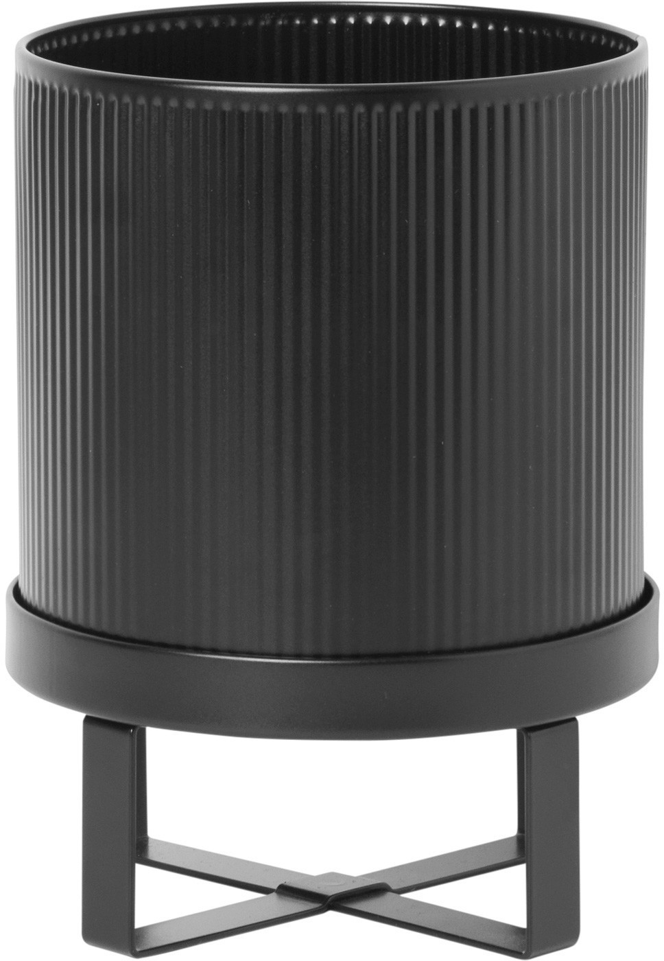 Ferm Living Bau Flowerpot Ø18cm x 24cm Black