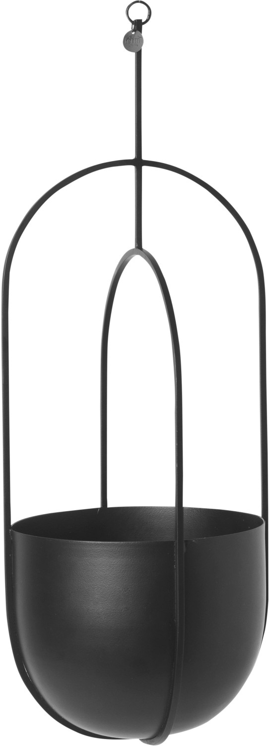 Ferm Living Hanging Deco Pot Black