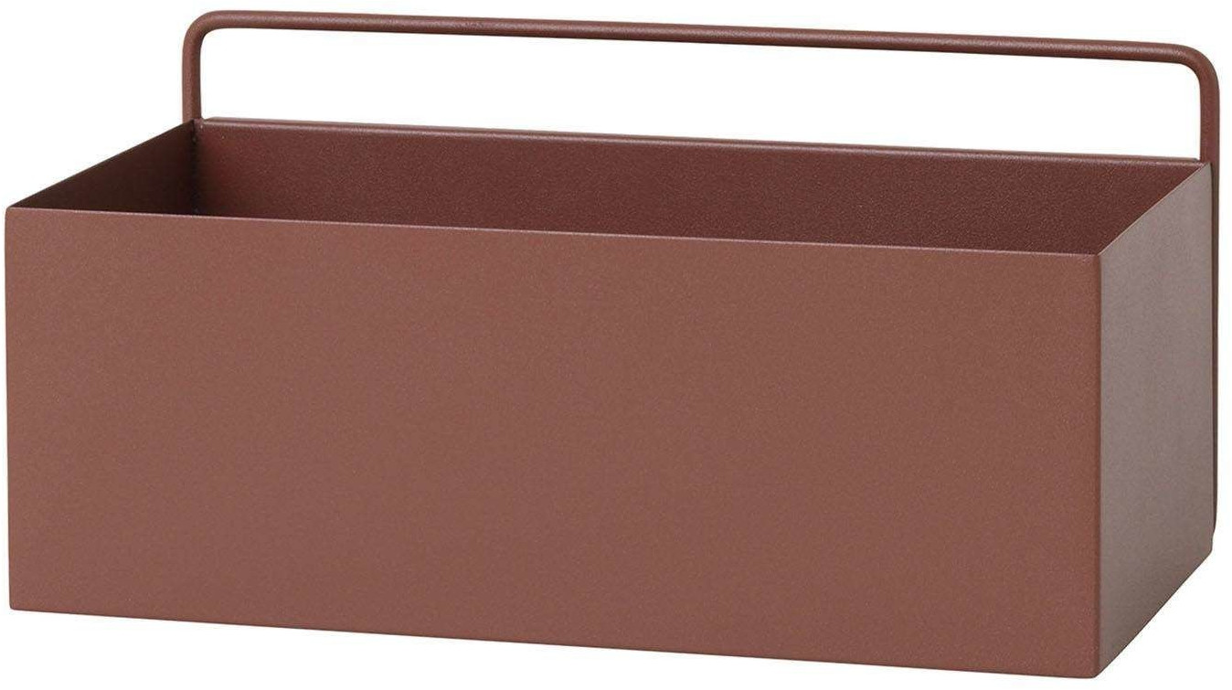 Ferm Living Wall Box Rectangular Maroon
