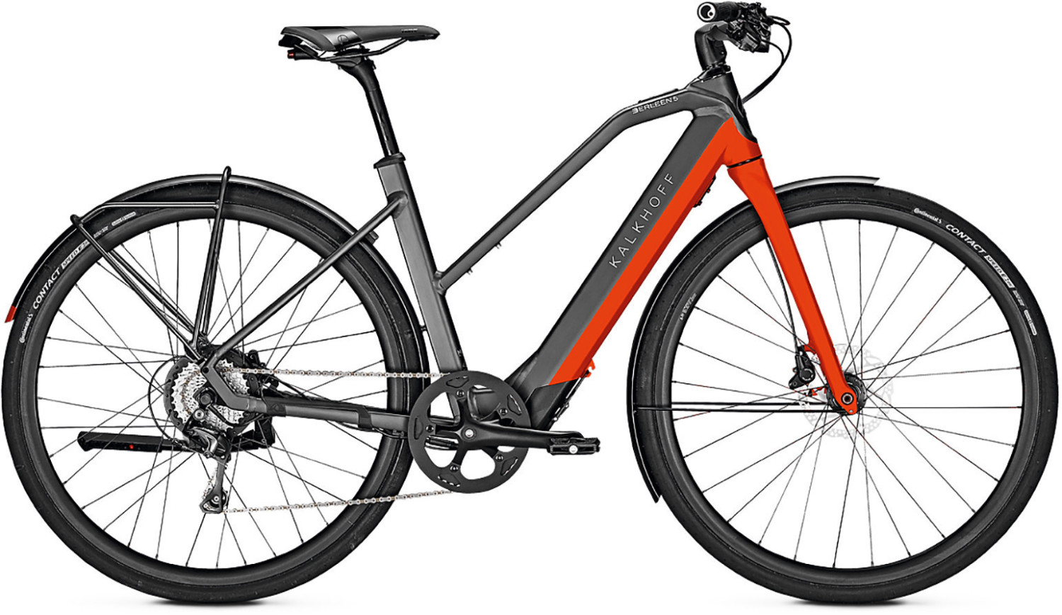 Kalkhoff BERLEEN 5.G ADVANCE 28 Ladys (2020) jetgrey-hotchillired matt