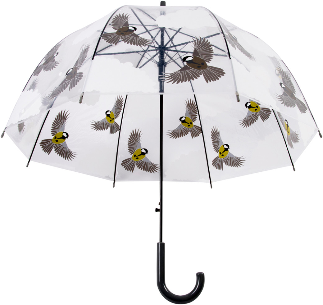 Esschert Umbrella Transparent 2 sided birds (TP274)