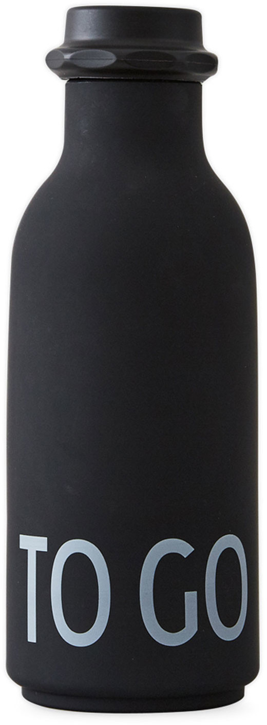 Design Letters TO GO Drinking Bottle (500ml) black