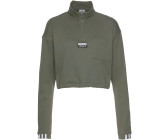 Cropped sweatshirt top legacy green