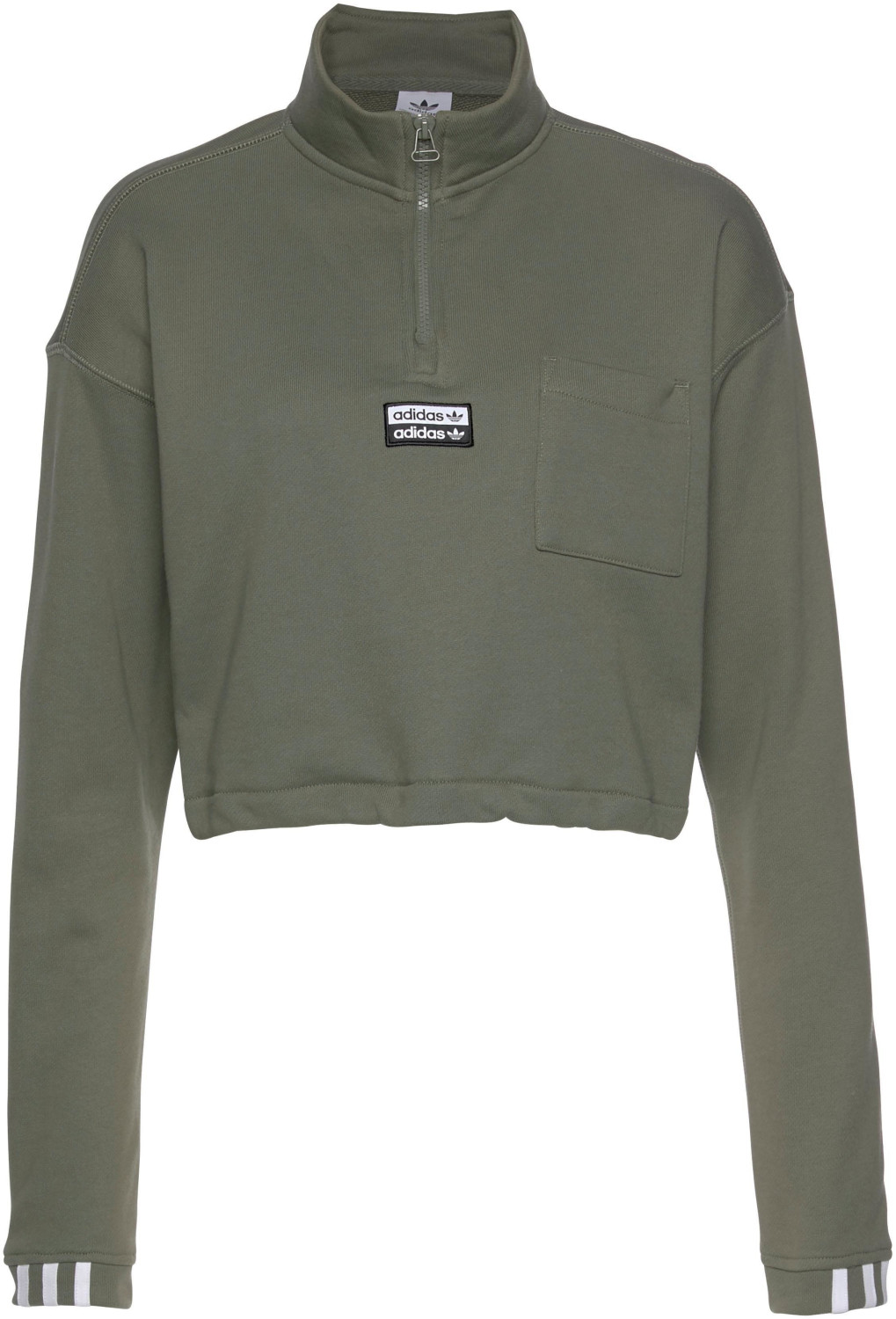 Adidas originals womens ryv cropped quarter zip sweatshirt new arrivals
