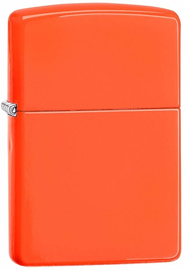 Zippo Neon Lighter Orange