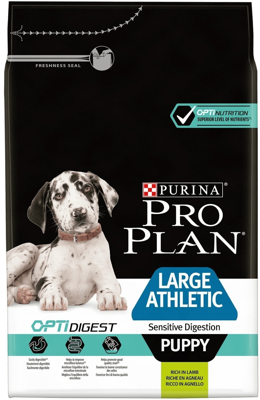 Purina Pro Plan OptiDigest Large Athletic Puppy Sensitive digestion agneau (3 kg)