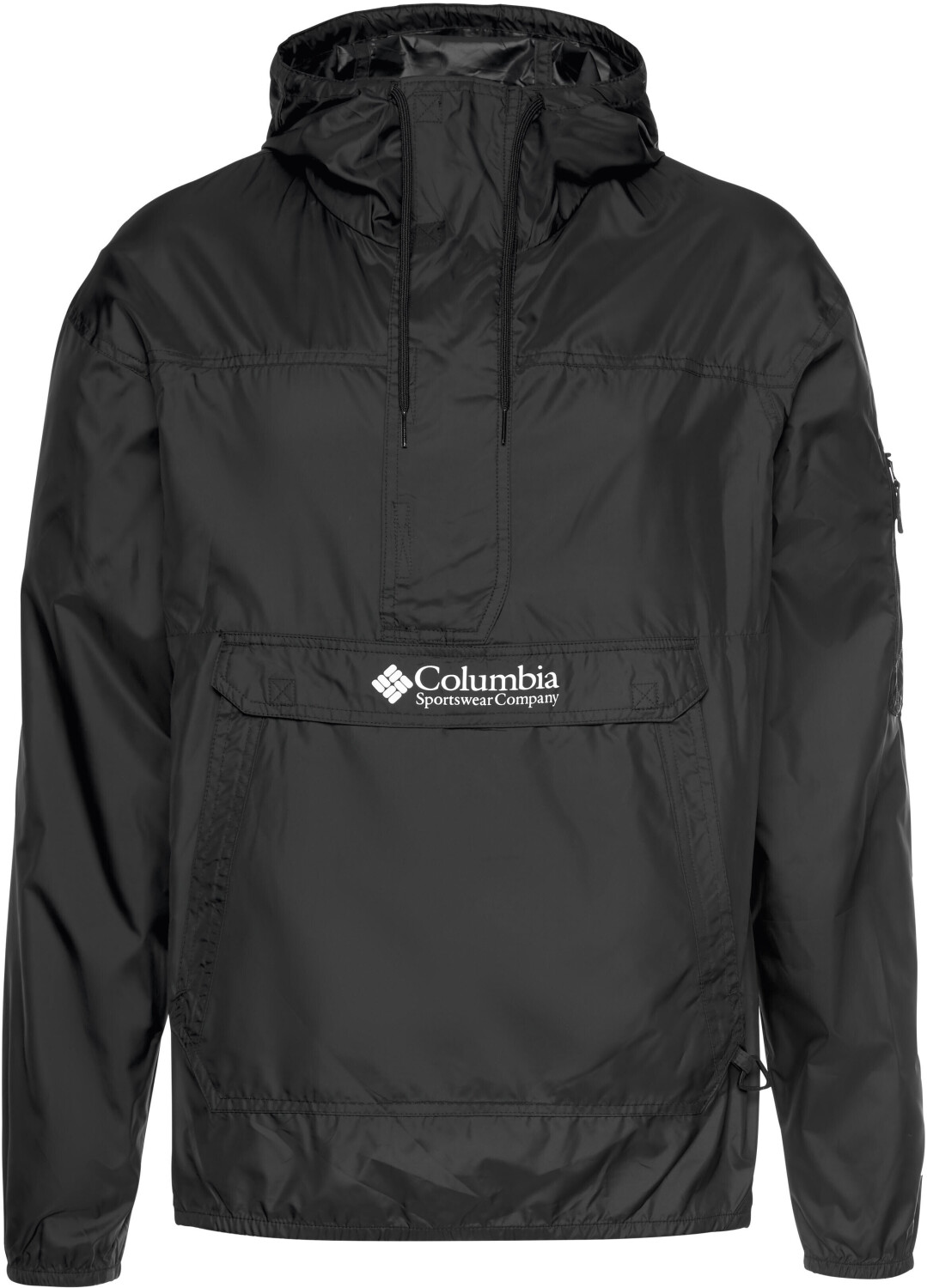 Black columbia men's windbreaker on sale