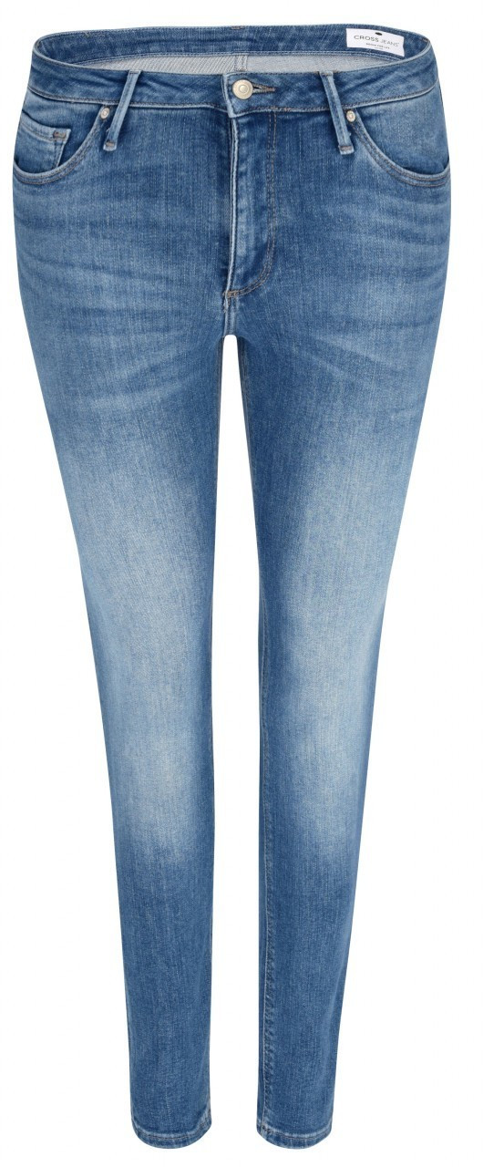 Cross Jeanswear Alan High Waist Skinny Fit Jeans (143) vintage blue