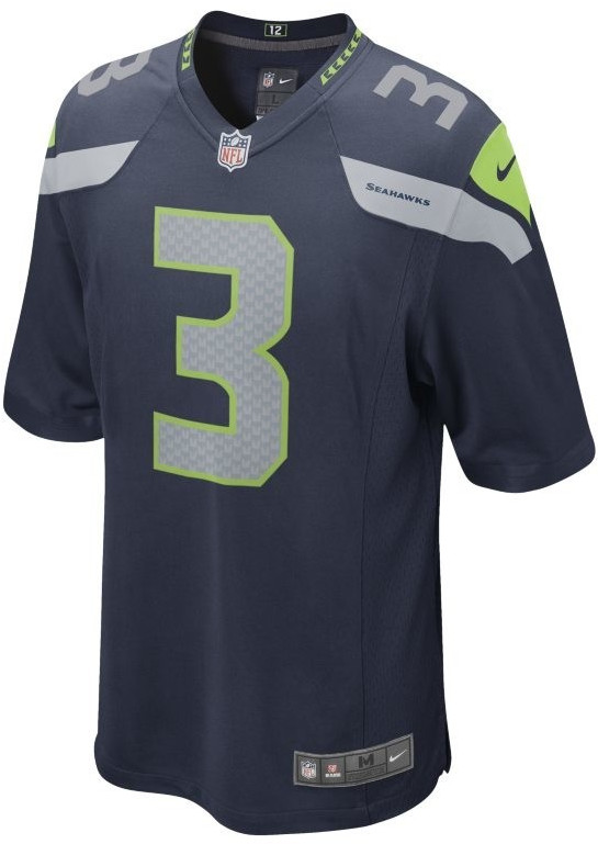Nike NFL Seattle Seahawks Shirt (Russell Wilson) 468967-434