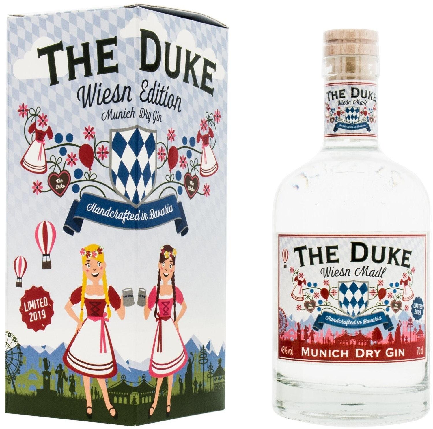 The Duke Munich Dry Gin 0,7l 45% Wiesn Madl 2019 Limited Edition ab 24,99 €  | Preisvergleich bei