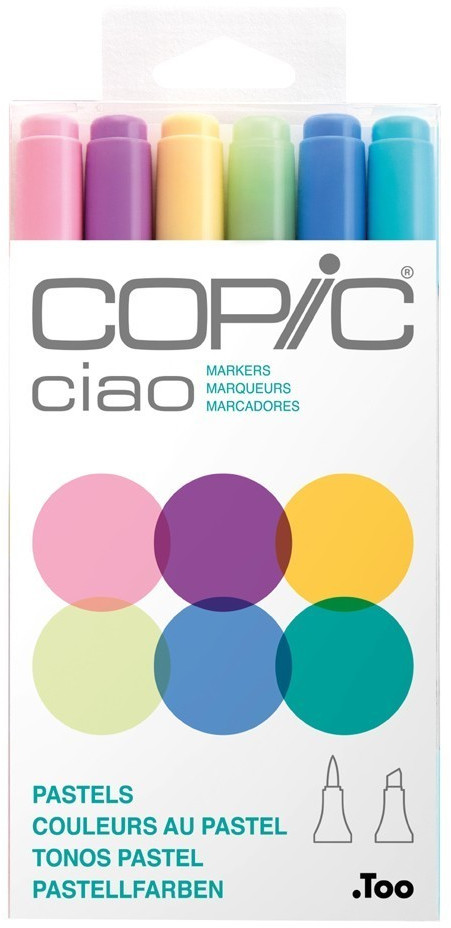 COPIC ciao 6 pieces Set