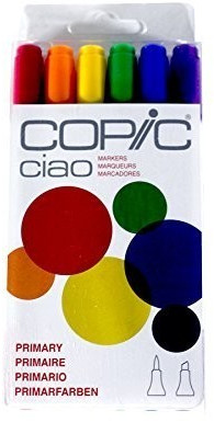 COPIC ciao 6 pieces Set  Primary (22075661)